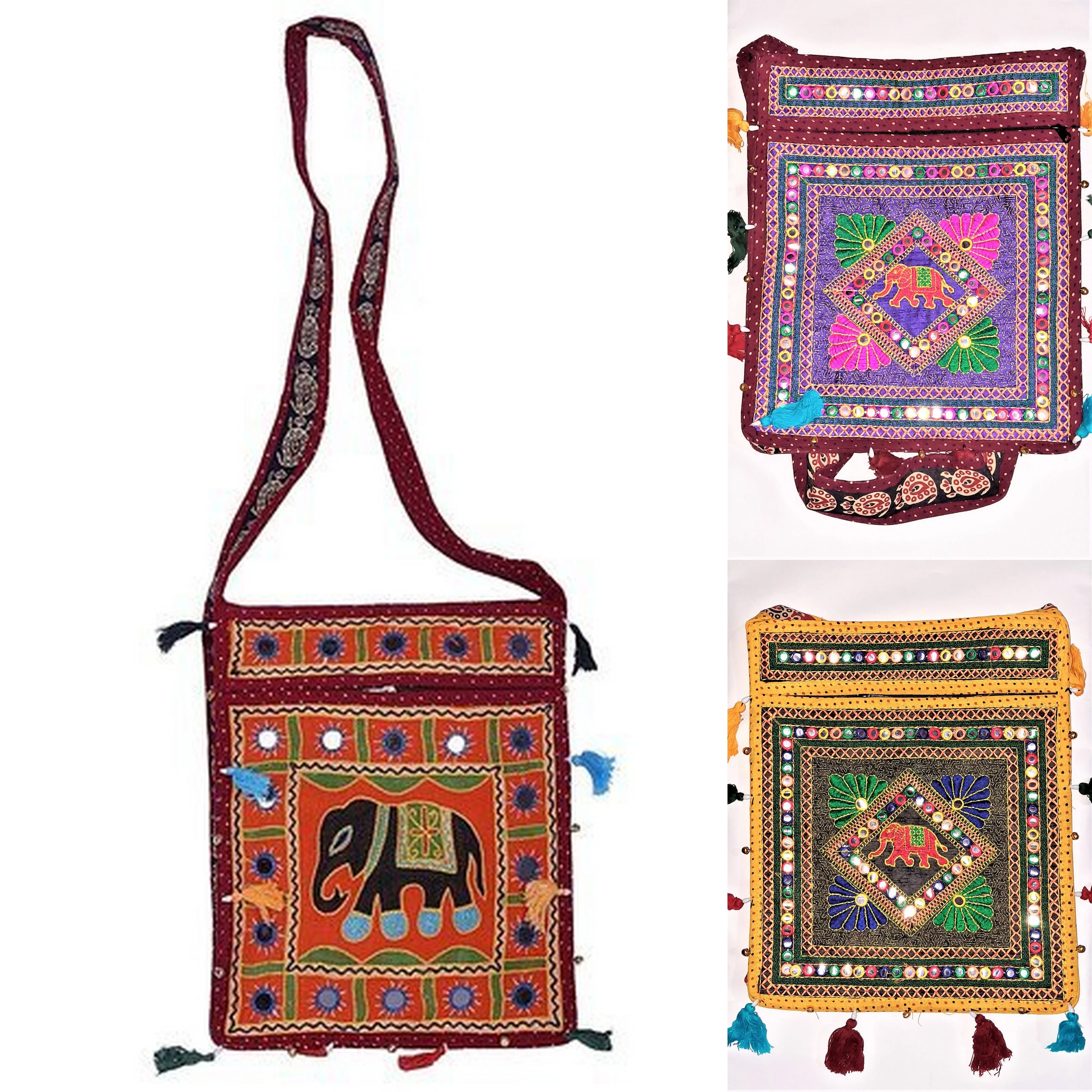 Indian Wholesale Banjara Handbags- Ethnic Vintage Tribal Kutch Handwork Handbags-Boho Bag /Beach Bag/Embroidery Suzani Handbag