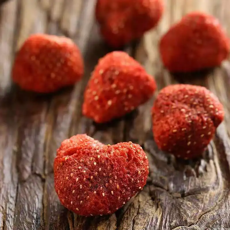 Free Samples Sliced Organic Freeze Dried Strawberry Freeze Dried Fruit Strawberry