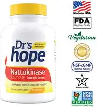 
Nattokinase 2000FU 90 count bottles dietary supplement 