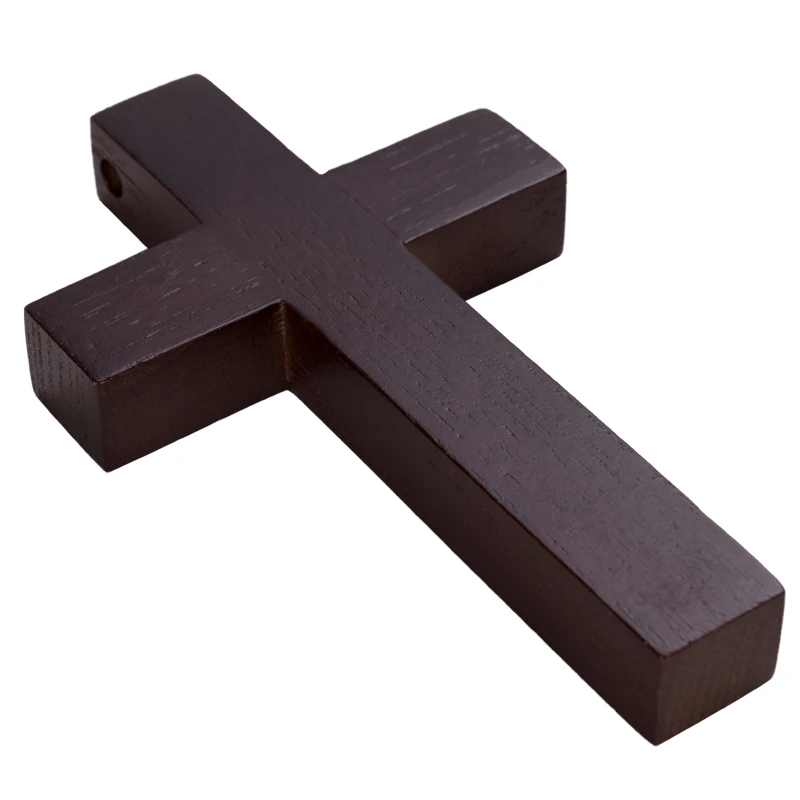 Wholesale Custom Christian Handmade Necklace Pendants Olive Wooden Cross