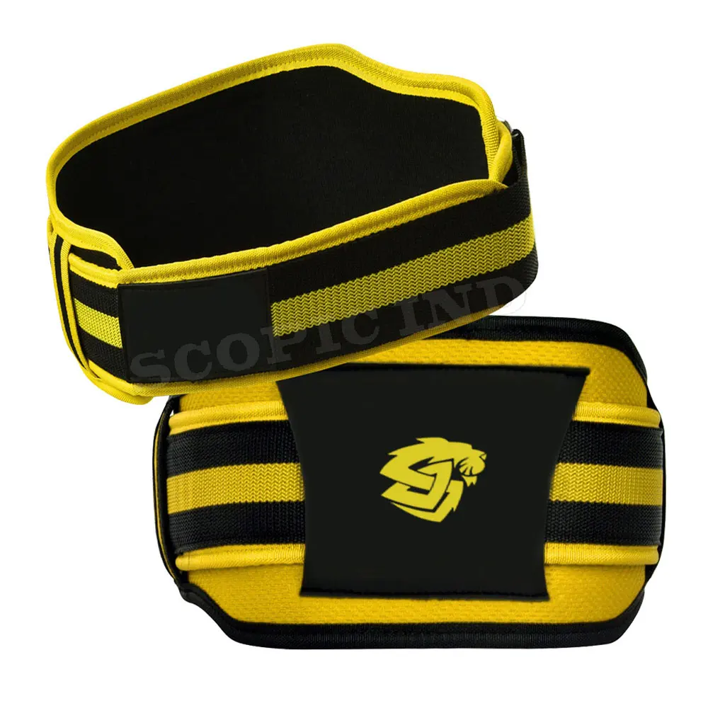 Gym Fitness Dip Belt Neoprene Weight Lifting Belt with Chain Exercise Bodybuilding Workout Gym Customize