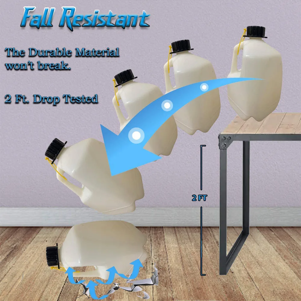 KP KOOL PRODUCTS 1 Gallon Water Bottle & Jug Utility Can Fuel Jugs Automotive Premium Quality