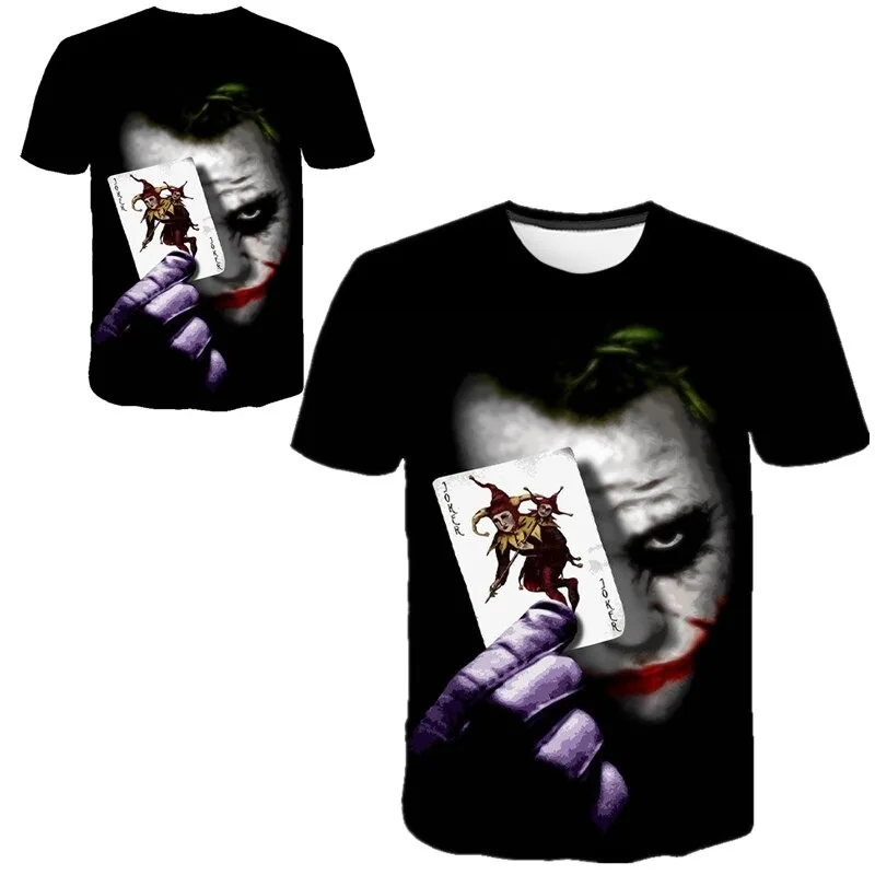
Horror Movie It Penny Wise Clown Joker 3D Print Tshirt Men/Women Hip Hop Streetwear Tee T shirt 90s Boys Cool Clothes Man Tops 