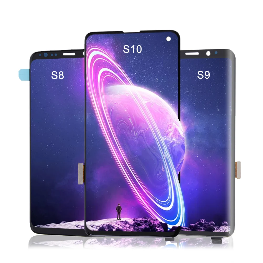 
S Series OLED for Samsung Galaxy S8 S8 Plus S9 S9 Plus S10 S10e S20 Plus LCD OEM AMOLED With Frame Cellphone Display Screen 