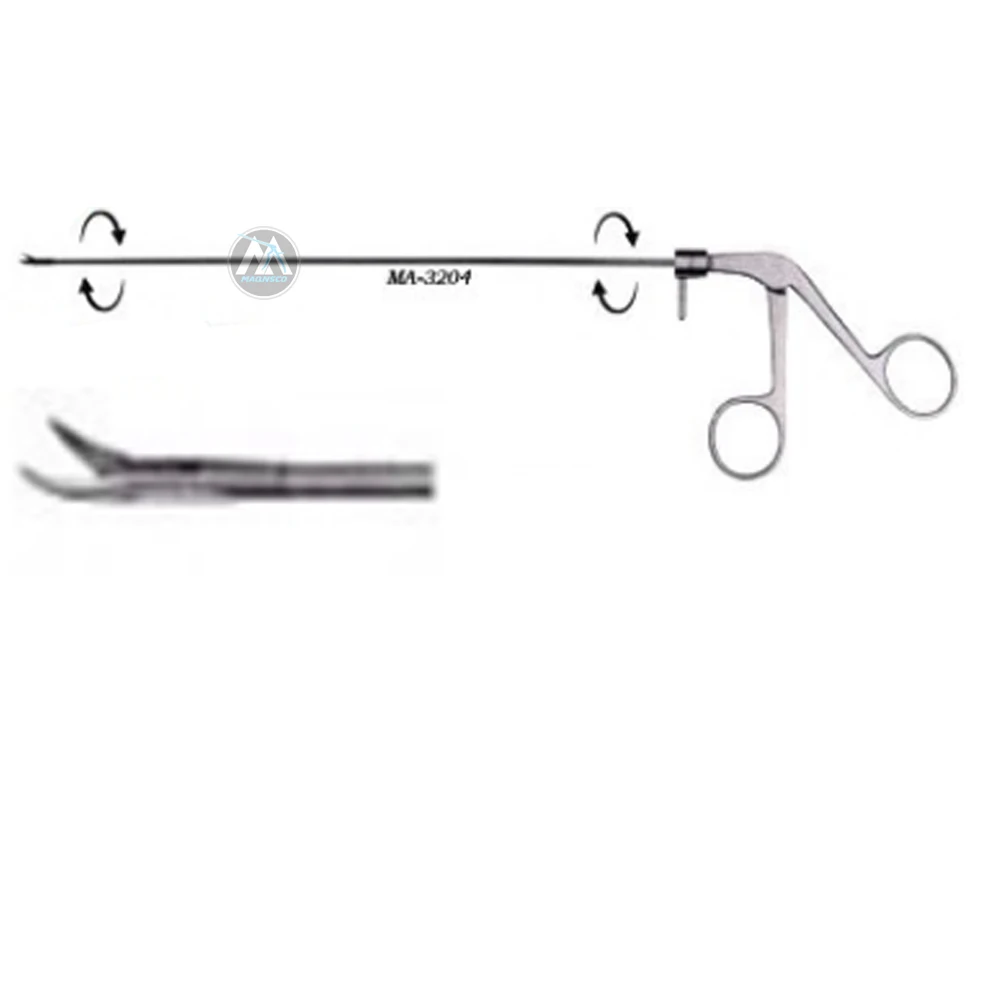 High Quality Laryngeal Instruments for Endolaryngeal Micro Surgery Alligator Forceps