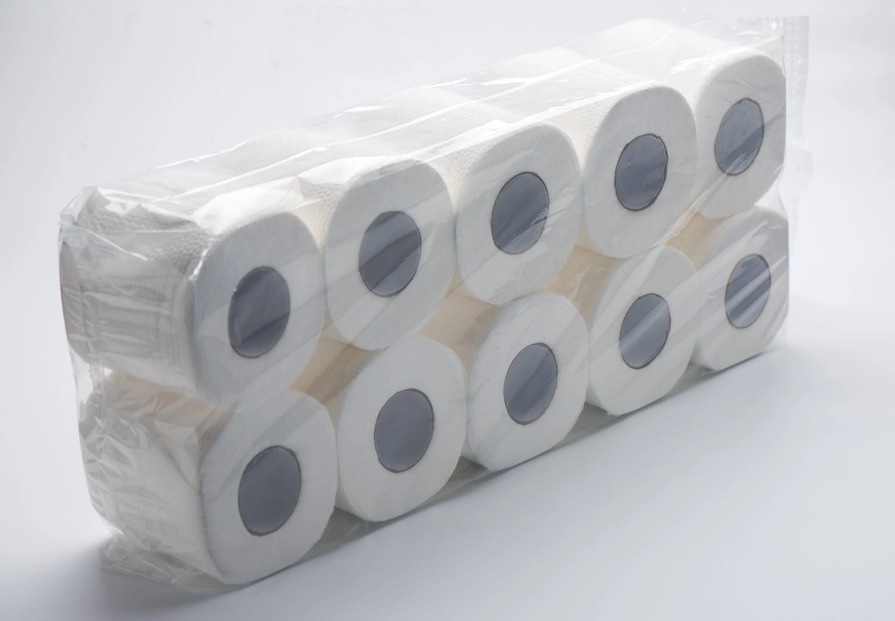 Factory Toilet Paper Tissue Custom Toilet Paper Rolls 3 Ply Packaging White Paper Roll