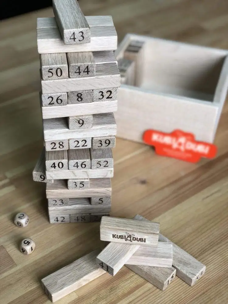 
Eco-friendly Russian Craftsmen Wooden Stacking Games 