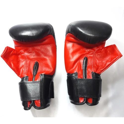 8oz 12oz 14oz 16oz Leather and PU Leather MMA Gloves for Martial Arts Printed Bag Design for Boxing