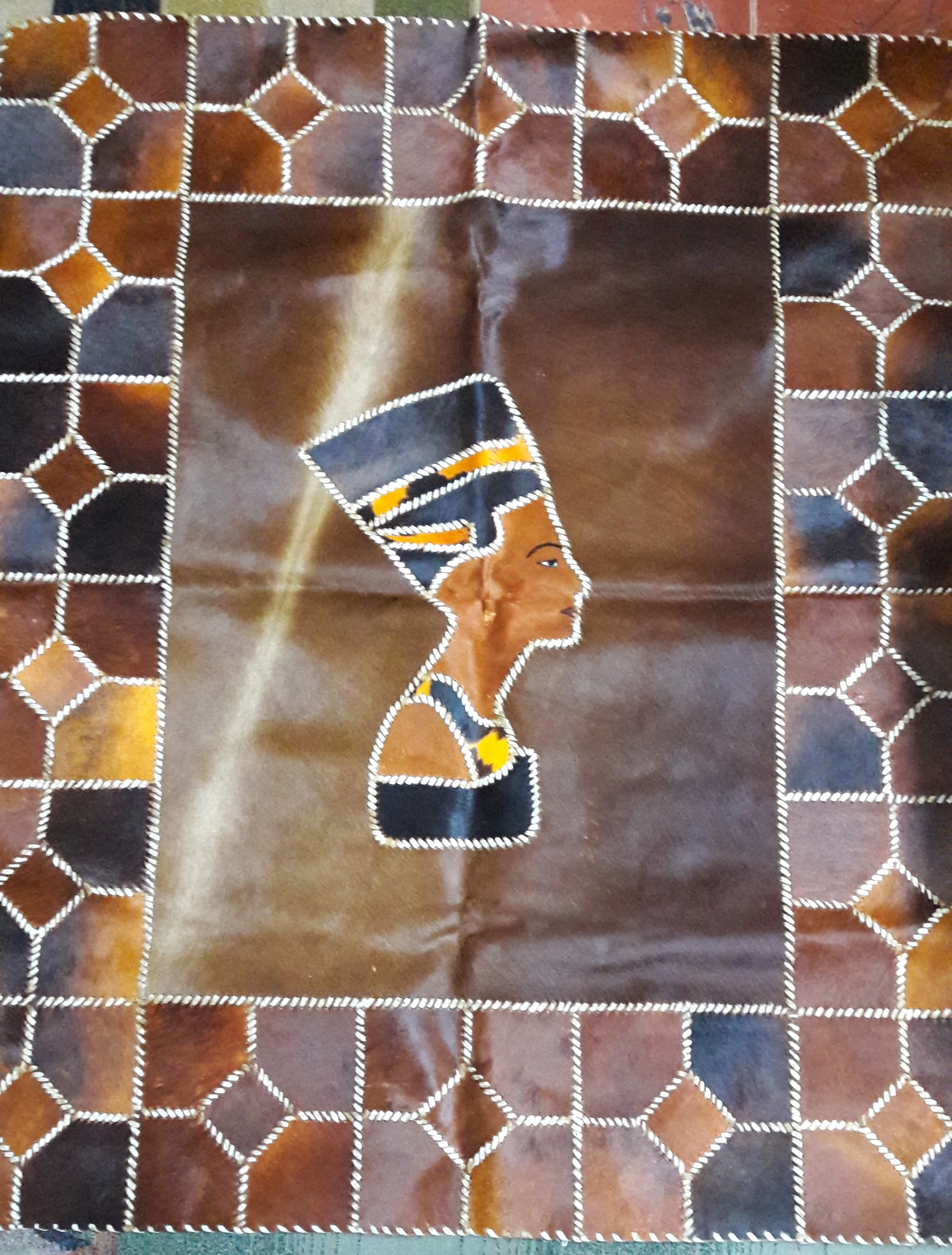 Cow Leather With Hair On Carpet