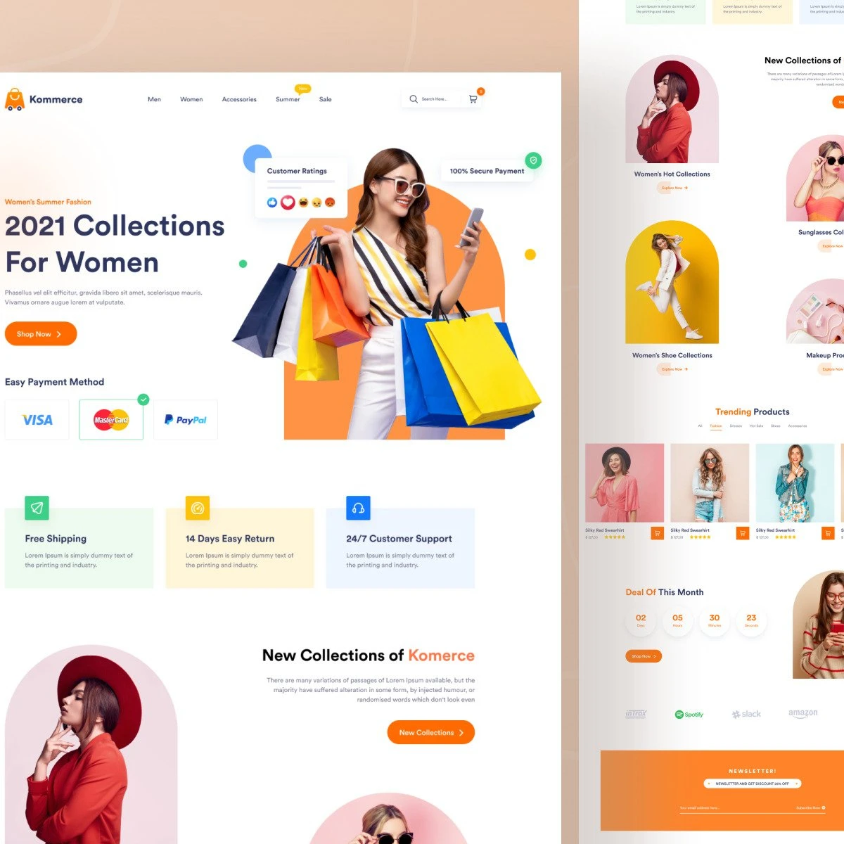Дизайн и разработка веб-сайта Shopify | Интернет-магазин для бизнеса | Сайты электронной коммерции