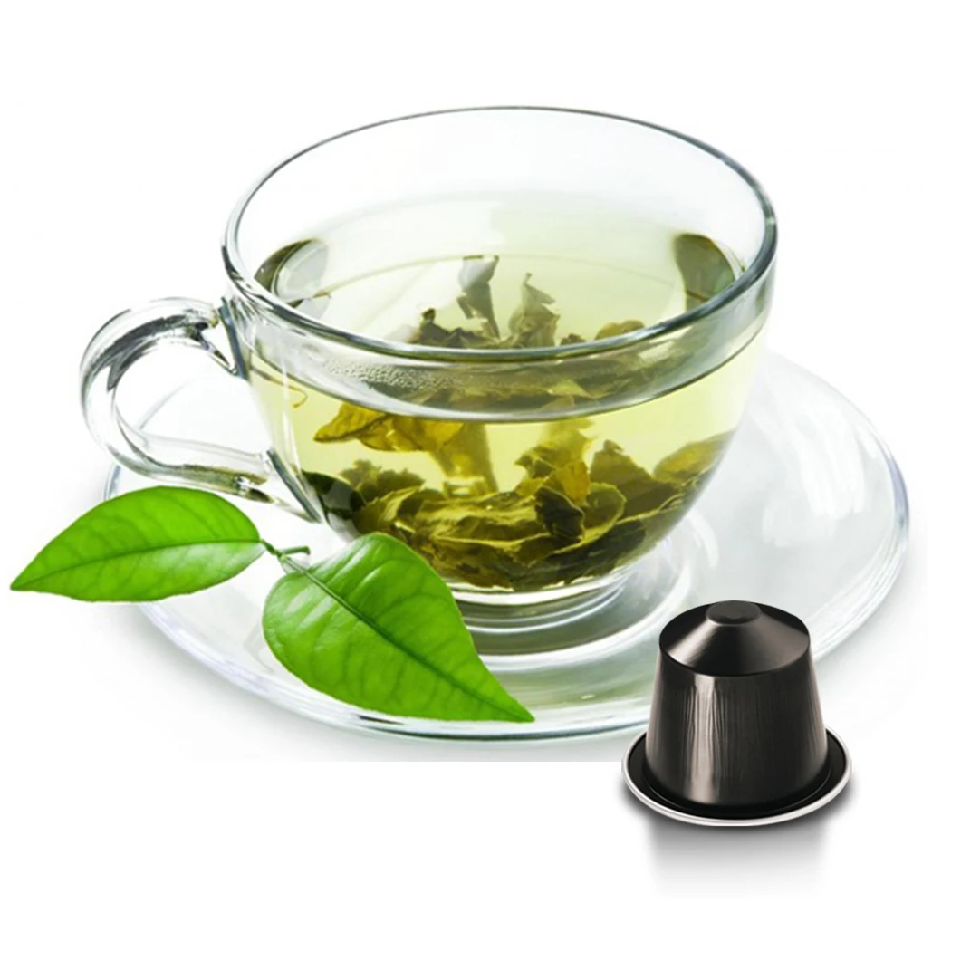 Green Herbal Tea in Nespresso Compatible Capsules - Box of 30 Nespresso cups - Made In Italy