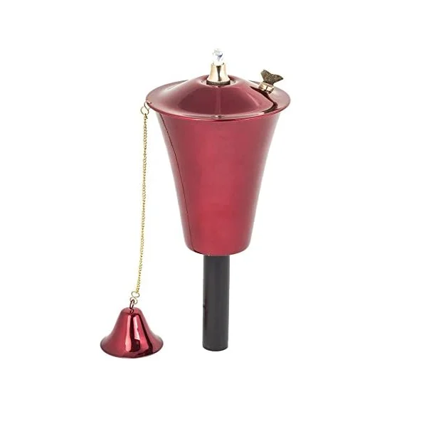 Iron pipe garden decorative oil torch on pole