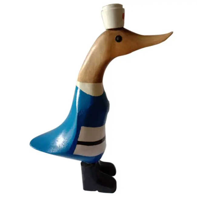 
Nurse Duck Bamboo Beautiful Hand Carved Duck Bamboo Ornament handmade with love by skilled artisans 