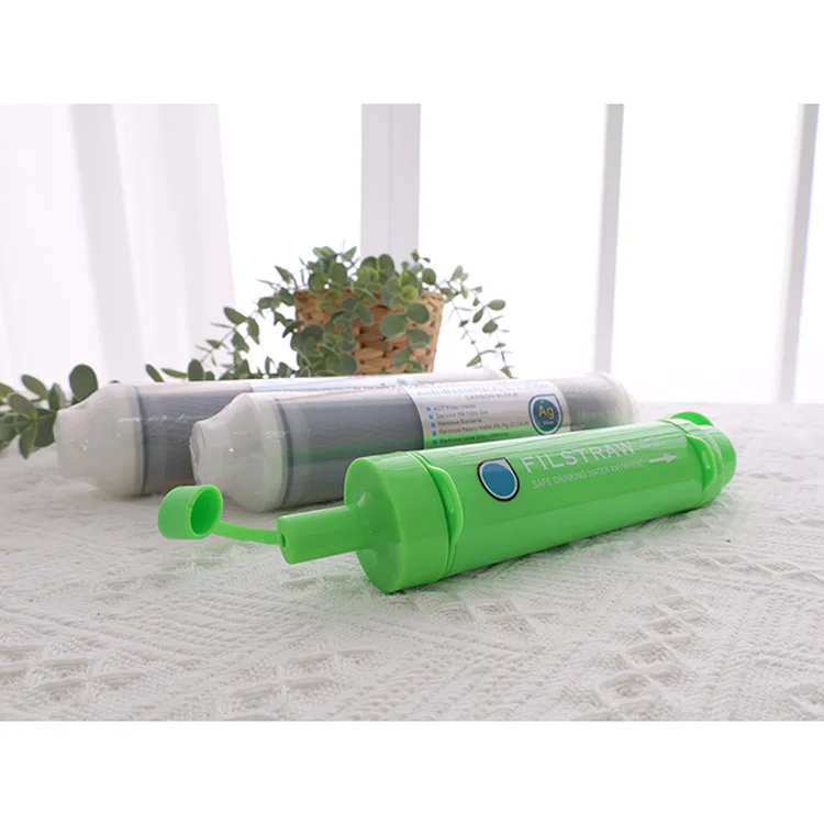  Фильтр класса Nano для раствора чистой воды соломинка кемпинга