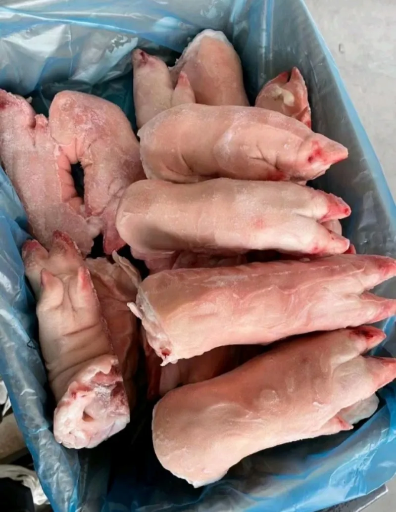 Manufacturer of Brazilian frozen Pork feet and cuts at affordable prices