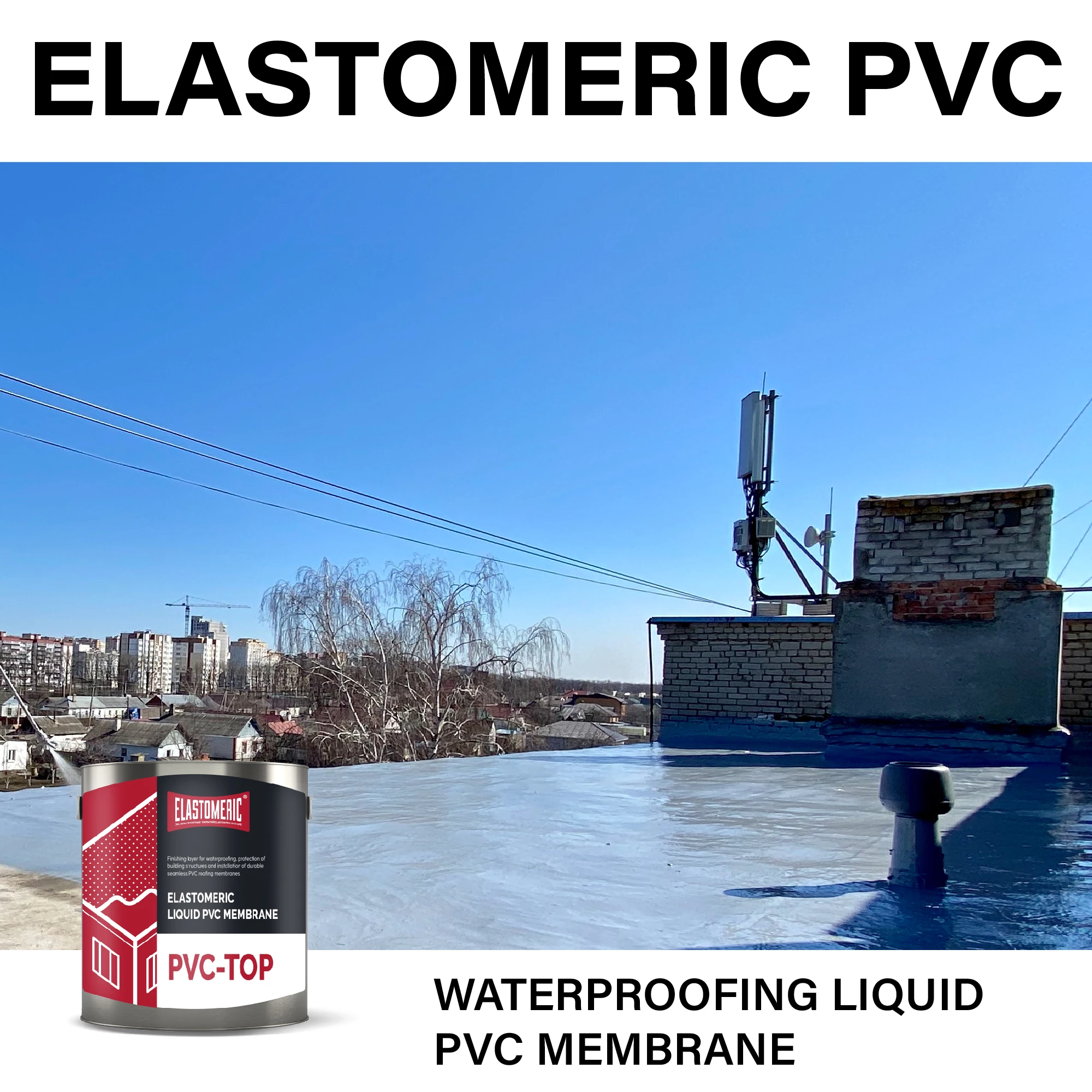 
Elastomeric PVC-Top ( 3 kg )Finishing layer for waterproofing 