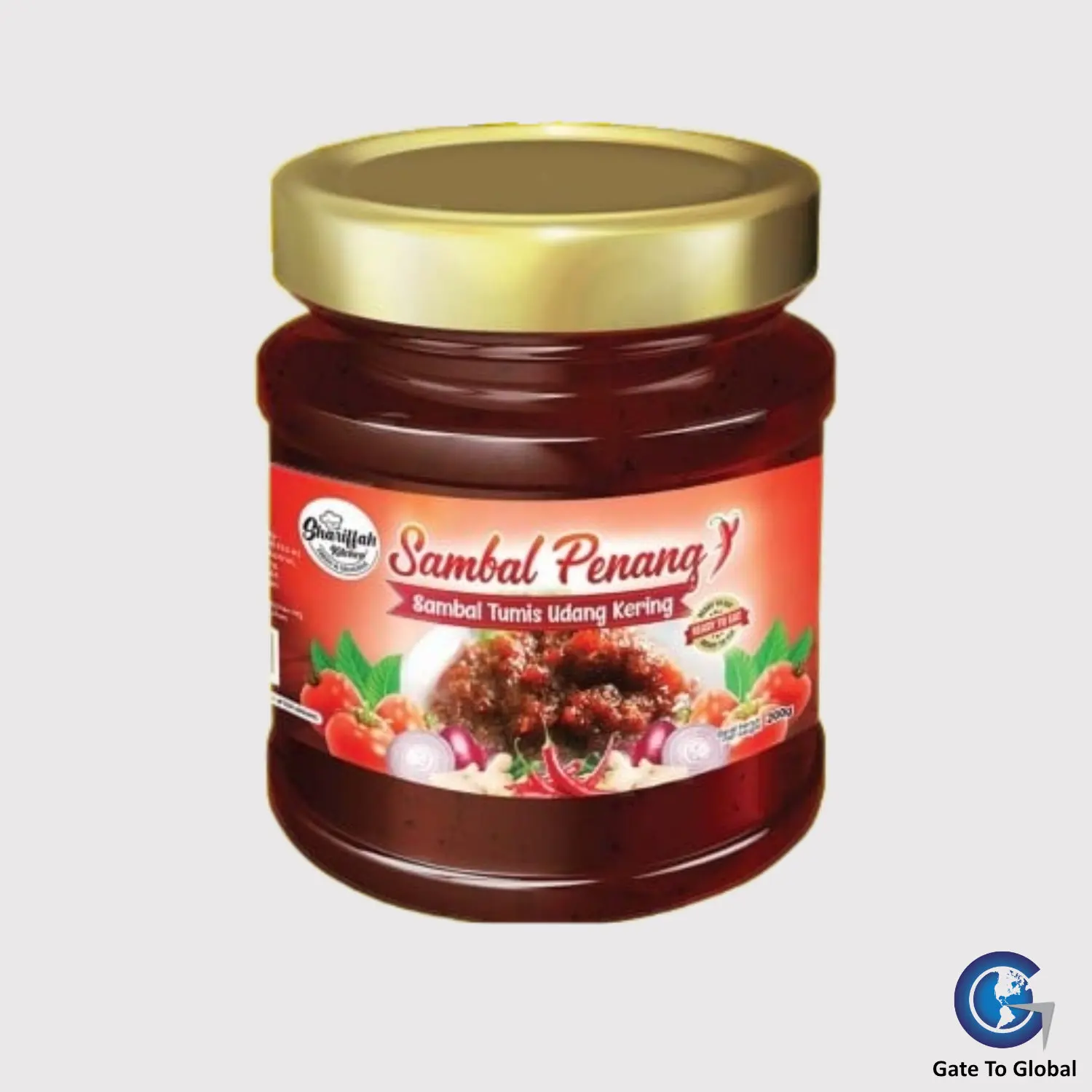 Jar Bottle Hot Selling Wholesale Price Ready to Eat Instant Food Made in Malaysia Dried Shrimp Spicy Chilli Sambal - Shariffah