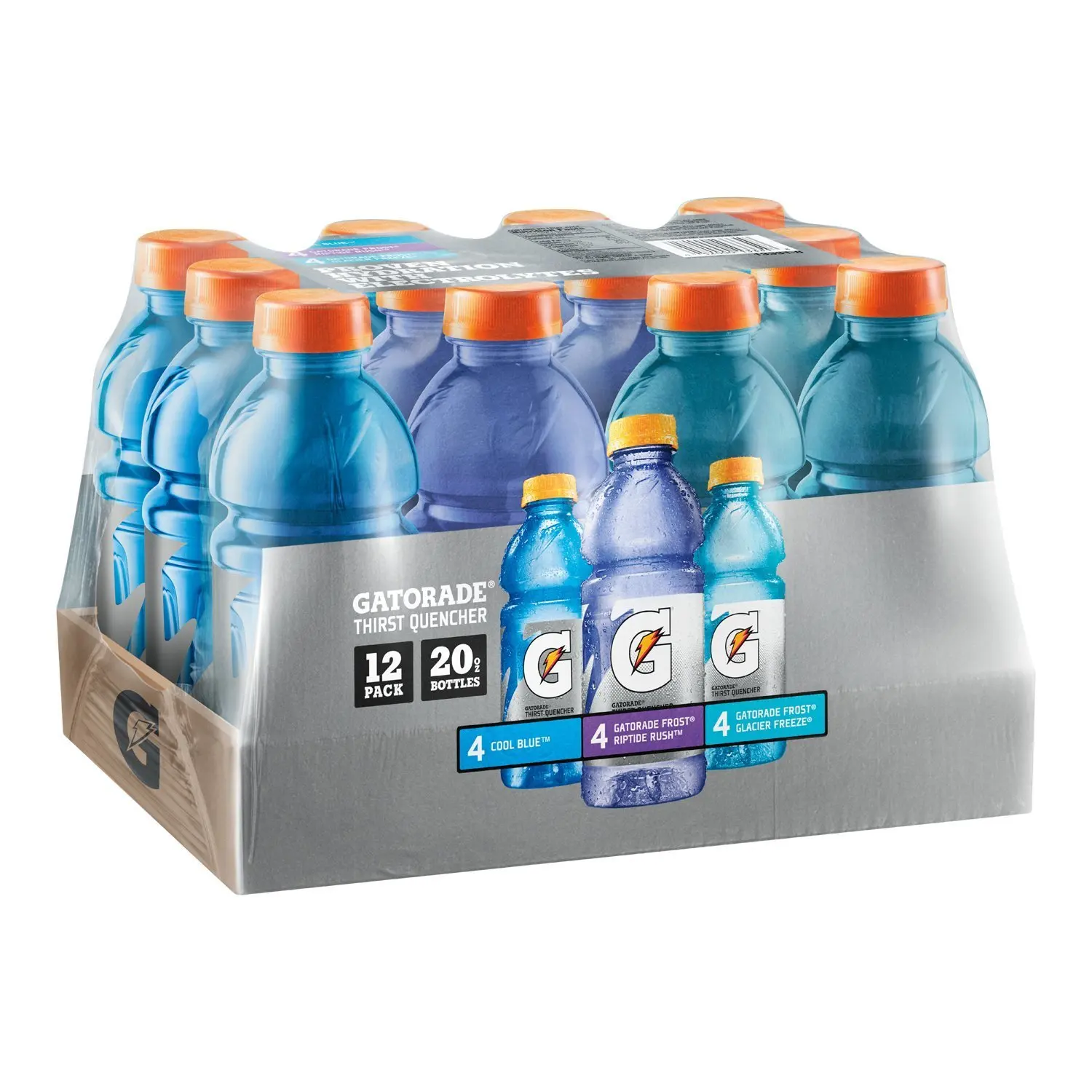Gatorade Zero Sugar Thirst Quencher, Glacier Cherry Variety Pack Gatorade Classic Thirst Quencher, Variety Pack