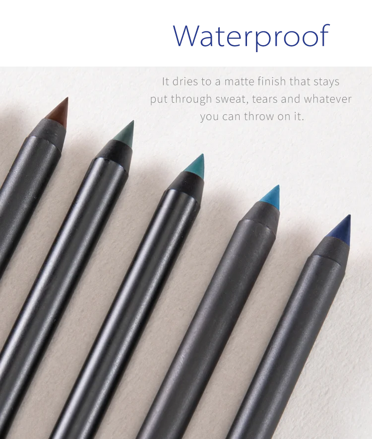 
private label service ODM & OEM makeup - cosmetic product waterproof beige eyeliner pencil 