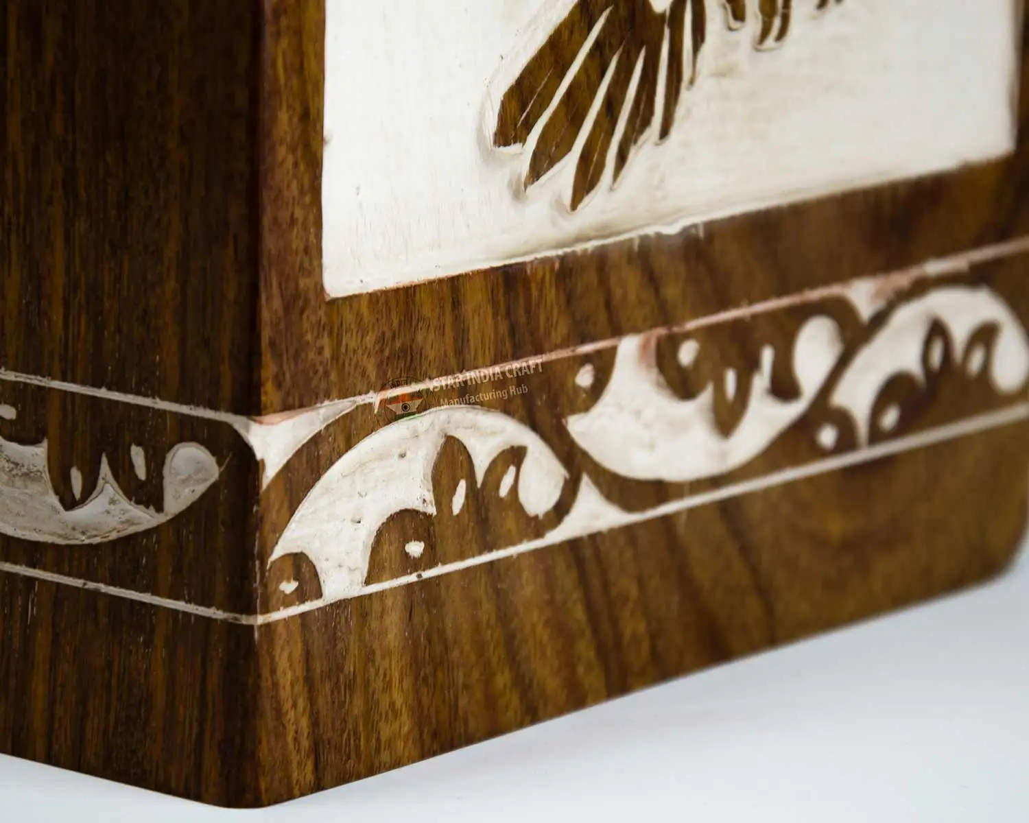 Rosewood Tree of Life Cremation Wooden Urns for Human Ashes - Adult Large Urn for Ashes