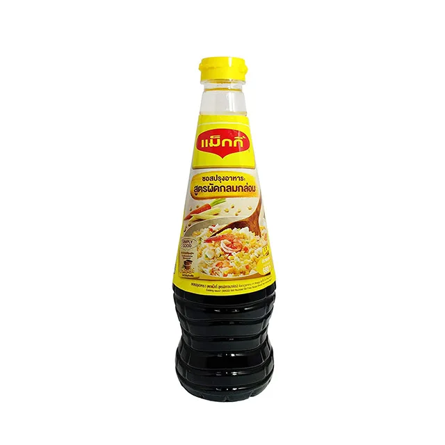 Оптовая продажа, соевый соус Maggi для приправ, лучший соевый соус, Китайский Соевый Соус высокого качества 680 мл. Продукт Таиланда для экспорта