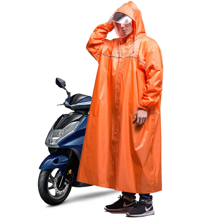 Macaron color fair rain pvc coating surface polyester vinyl raincoat