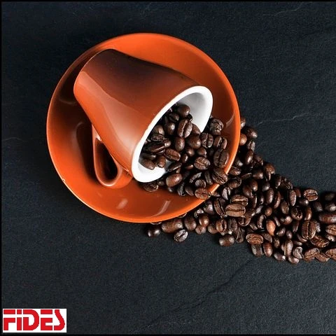 Черные жареные кофейные зерна Robusta из Индии оптом