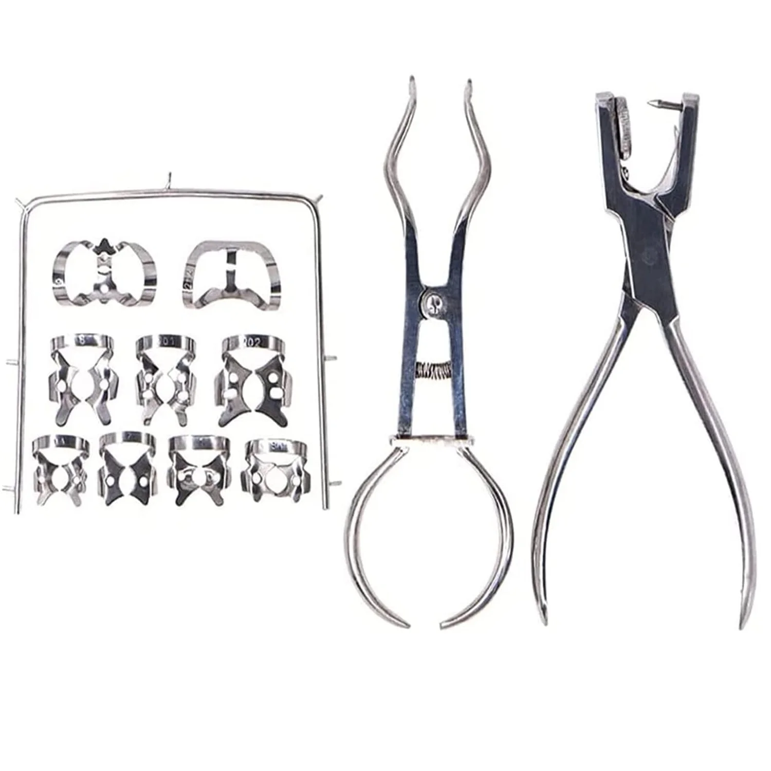 Dexam Heavy Duty Premium Dental Extracting Extraction Forceps Dental Rubber Dam Hole Punching Forceps Dentist Tools