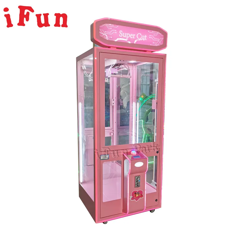 Подарочная машина Ifun Park супер вырезанная кукла игра приз розовая Дата монетный кран с