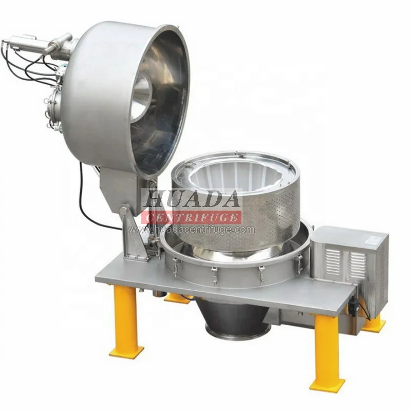 PLD Bottom Discharge Scraper Centrifuges with Bag Pulling used for Trichloroisocyanuric acid Separation