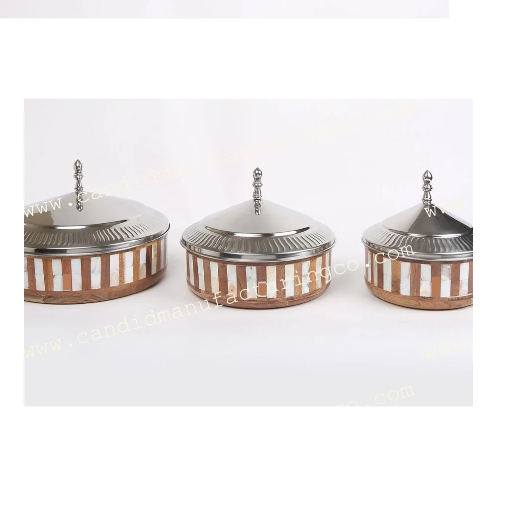 Жемчужные Плоские кастрюли с инкрустацией жемчужная Деревянная миска пищевой контейнер сервер Кувейт Оман Катар Дубай