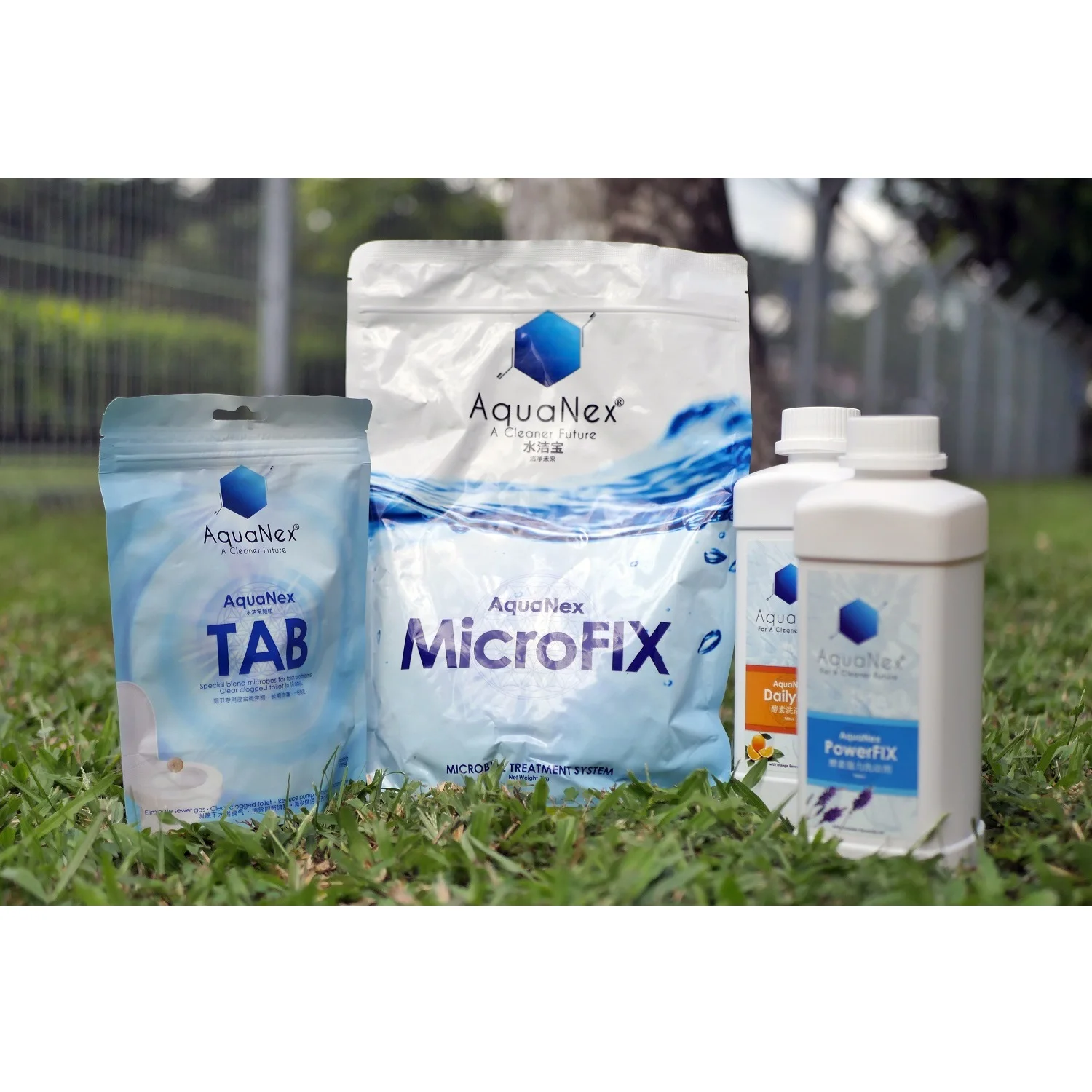 Ecological Effective AquaNex MicroFIX 515w Wastewater Treatment for Elimination of Blockage in Pipeline