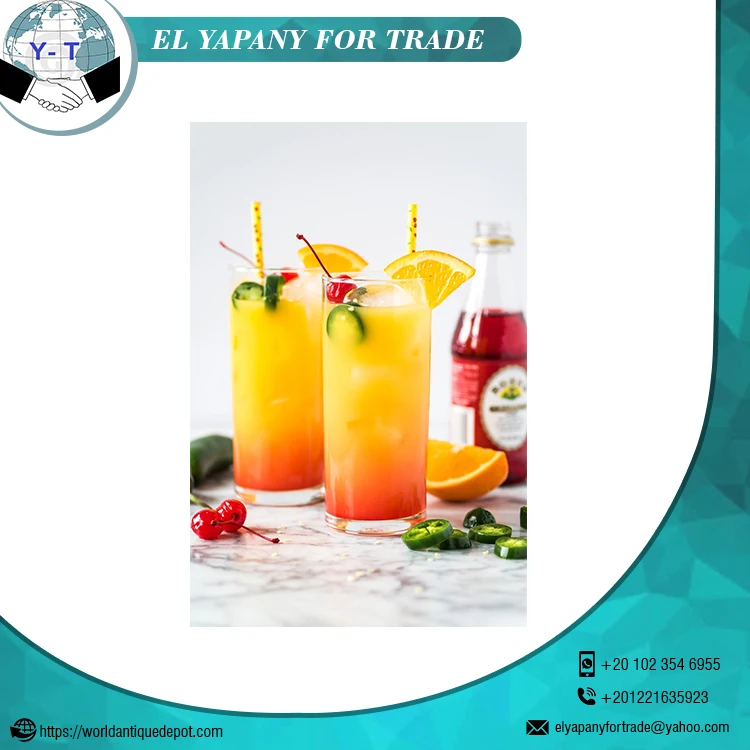 200ml glass bottels Natural Cocktail Fruit Juice drink Bulk Exporter