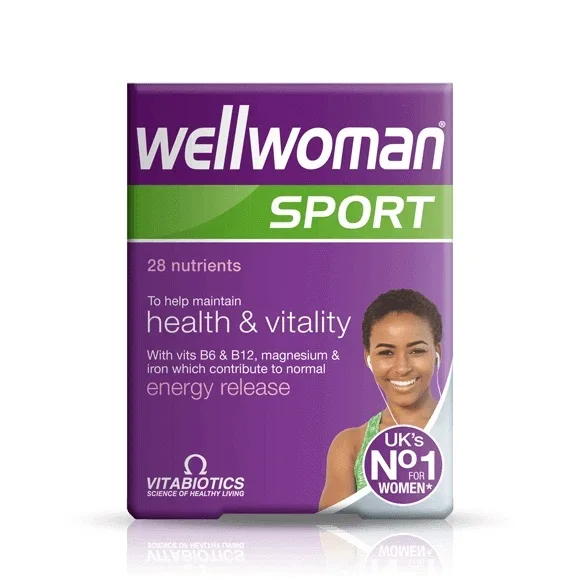 
Vitabiotics Wellwoman Sport 30 Tablets EAN 5021265243389 Vitabiotics Wellwoman Sport and Fitness 
