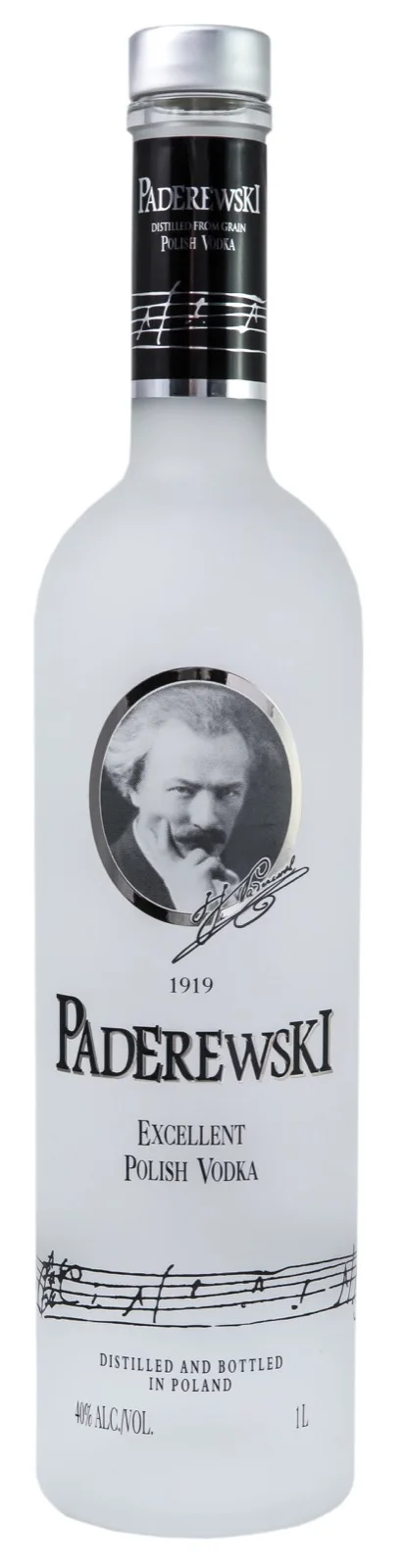 700 ml PADEREWSKI Grain Vodka Bottle in Bulk Supply fo Sale