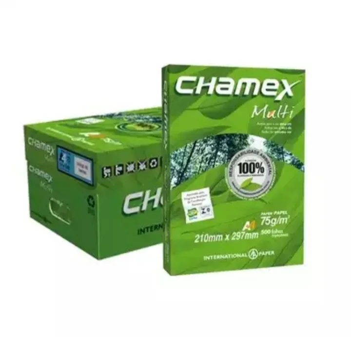 Premium Laser A4 Copy Paper 80gsm / 70gsm Chamex Papel /Multipurpose Chamex A4 Copy Paper