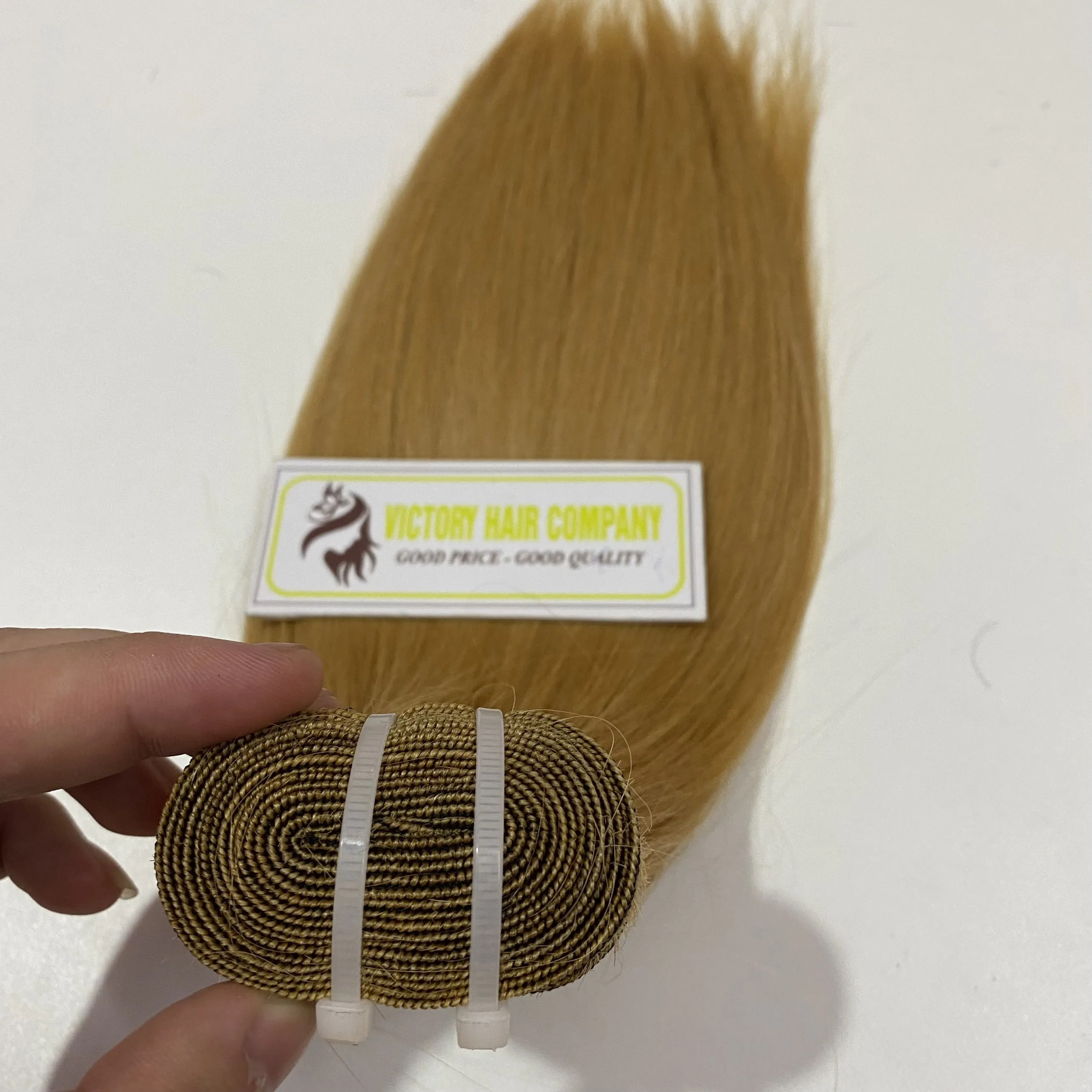 Best selling special yellow color Human hair at wholesale price Vietnam Hair