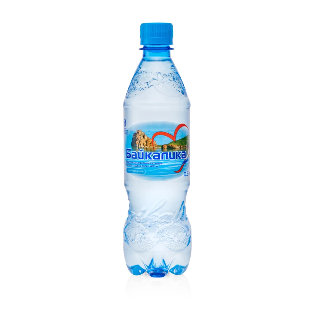 
Custom logo natural still/sparkling water from Russia Baikal 