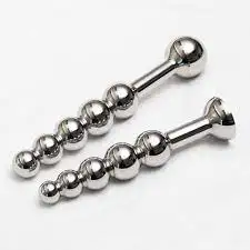 Hot Selling Bondage Adult Toys Steel Anal Dildos Balls Ended