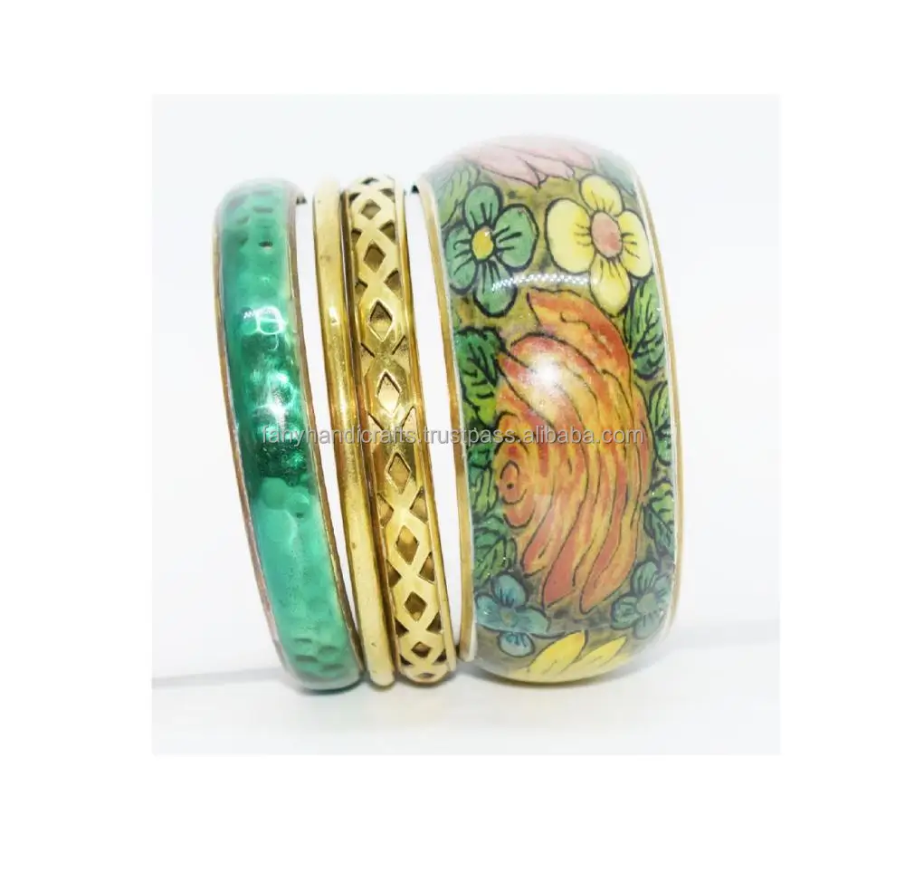 1950 peach color bangles set Buy New Year Wide round Colorful Bracelet Online  and World Health Day Jewelry