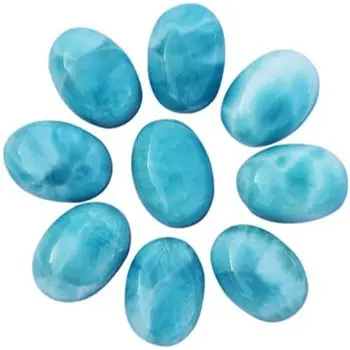 Blue Quartz Rose Cut Cabochon Blue Glass Faceted Round Cabochon losse gemstone at best prices in india