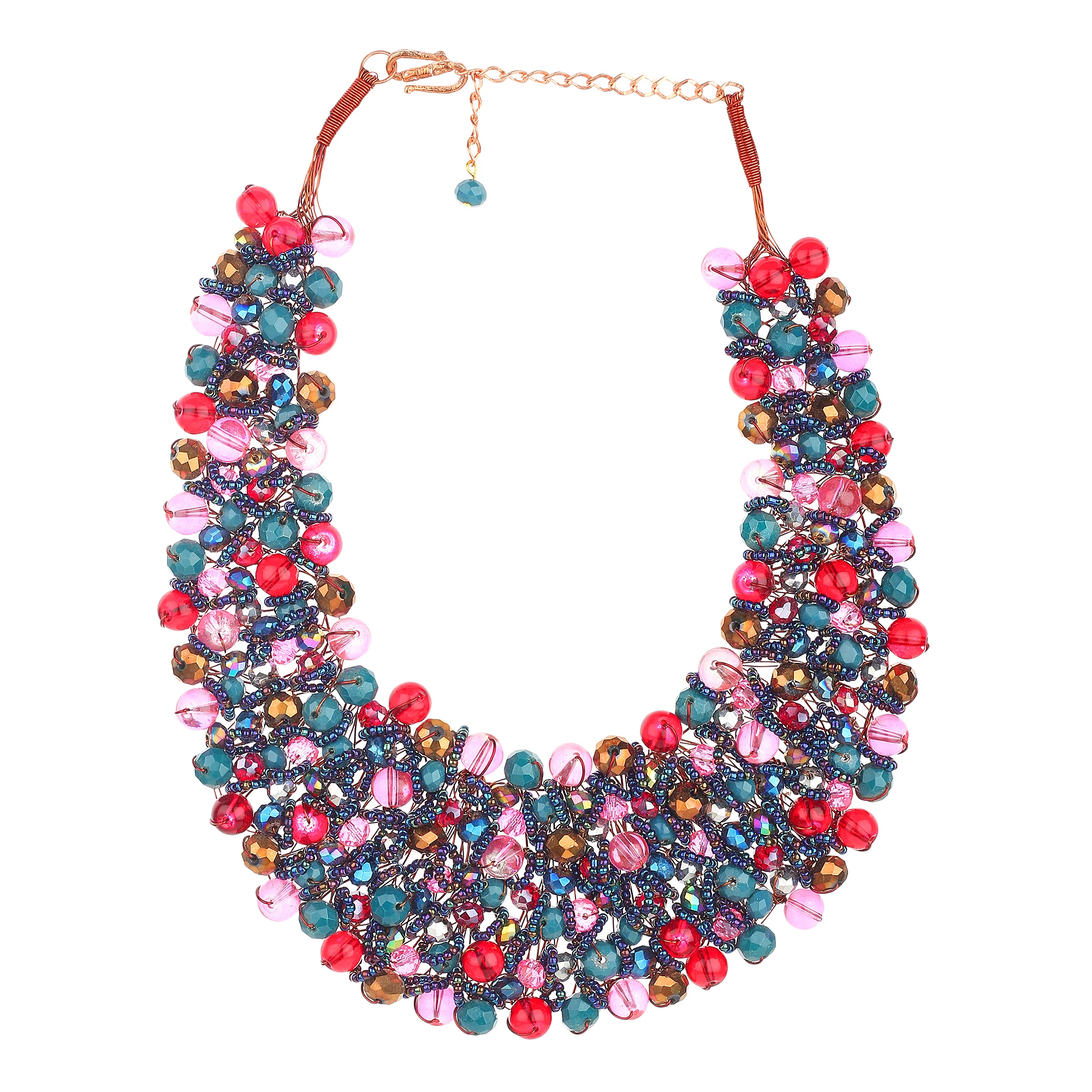 Fancy Statement Necklace Charm Trendy Necklace Fashion Accessories Choker Bib Necklace for  Women Fashion Accessories