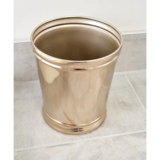 Роскошная Медная Отделка Из Нержавеющей Стали корзина для отходов 10 дюймов также используется шампанского и дома/офиса по лучшей цене из Индии