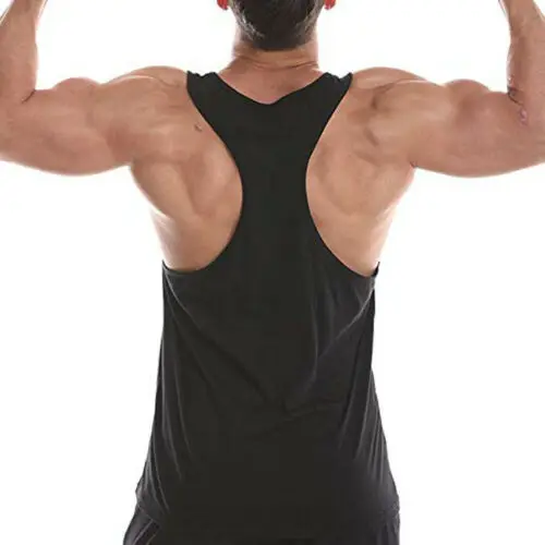 Mens Gym stringer vest high quality tank tops for gym sports bodybuilding with custom printing on cheap prices form manufacturer