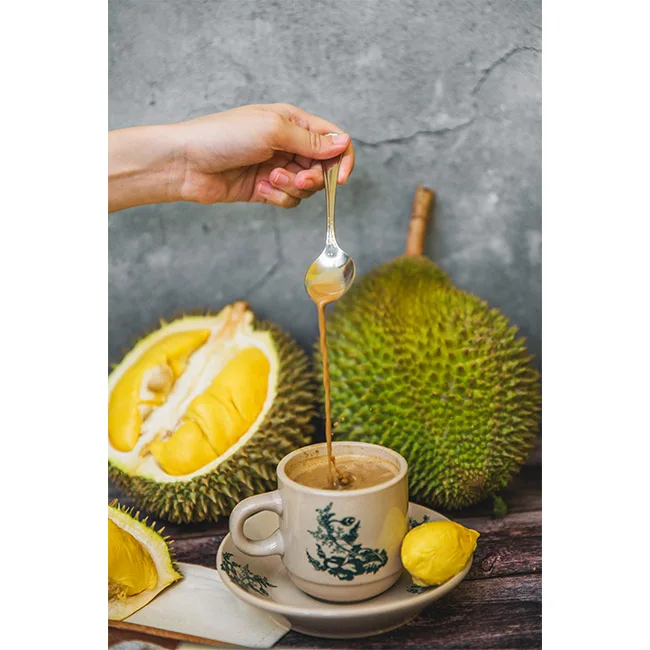 Оптовая продажа, высокое качество, Премиум дуриан, мгновенный премикс кофе из Малайзии, здоровый и насыщенный аутентичный вкус дуриана
