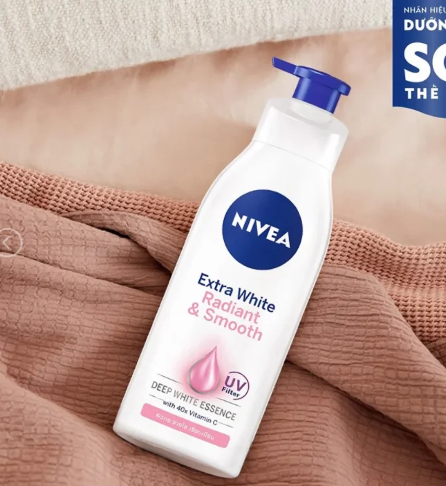 Hot Sale Best Price Nivea White Lotion Extra White Radiant And Smooth 350ml x 12 Bottle