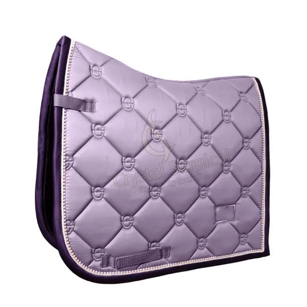 Разумные цены седельные прокладки для лошадей седельная прокладка из полиэстерной ткани с блестящими удобными седельными прокладками