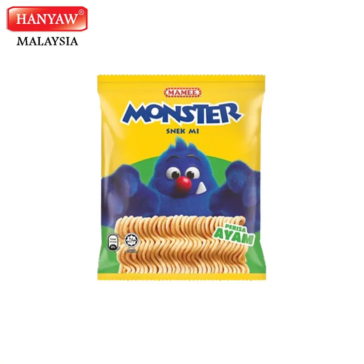 [Malaysia] Fast Shipping + Halal Certified Mamee Monster Snack Mi Chicken Flavour ( 25g x 8 pcs / Ctn)