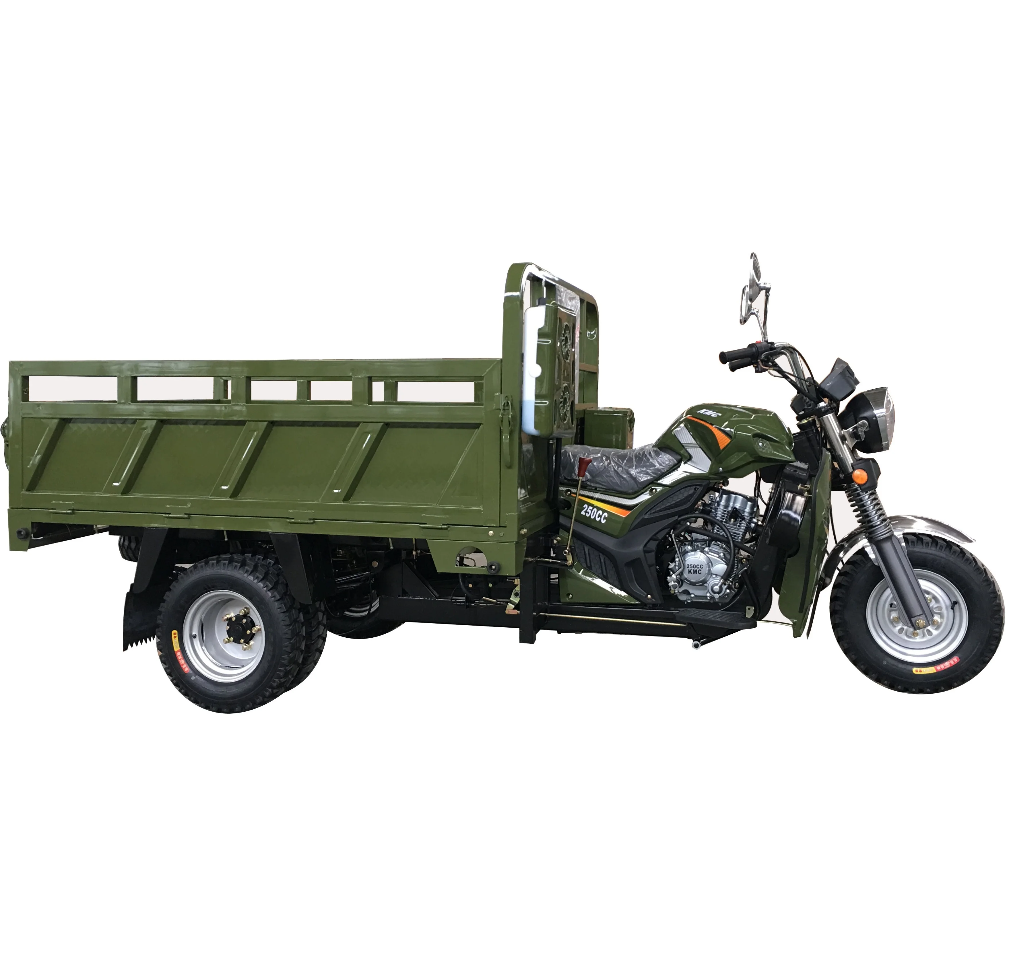 light cargo truck of five tires cargo box tricycle