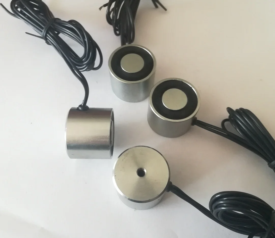 Электро-магнит постоянного тока, 30 кг, мощность JSP-3425K 12 В, постоянный электромагнит, Реверсивный подъемный магнит